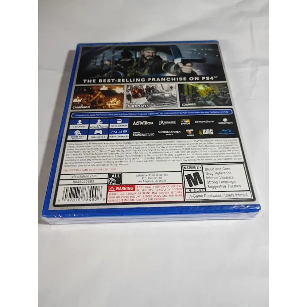 Call Of Duty Black Ops Cold War Game Sony Playstation 4 Brand New